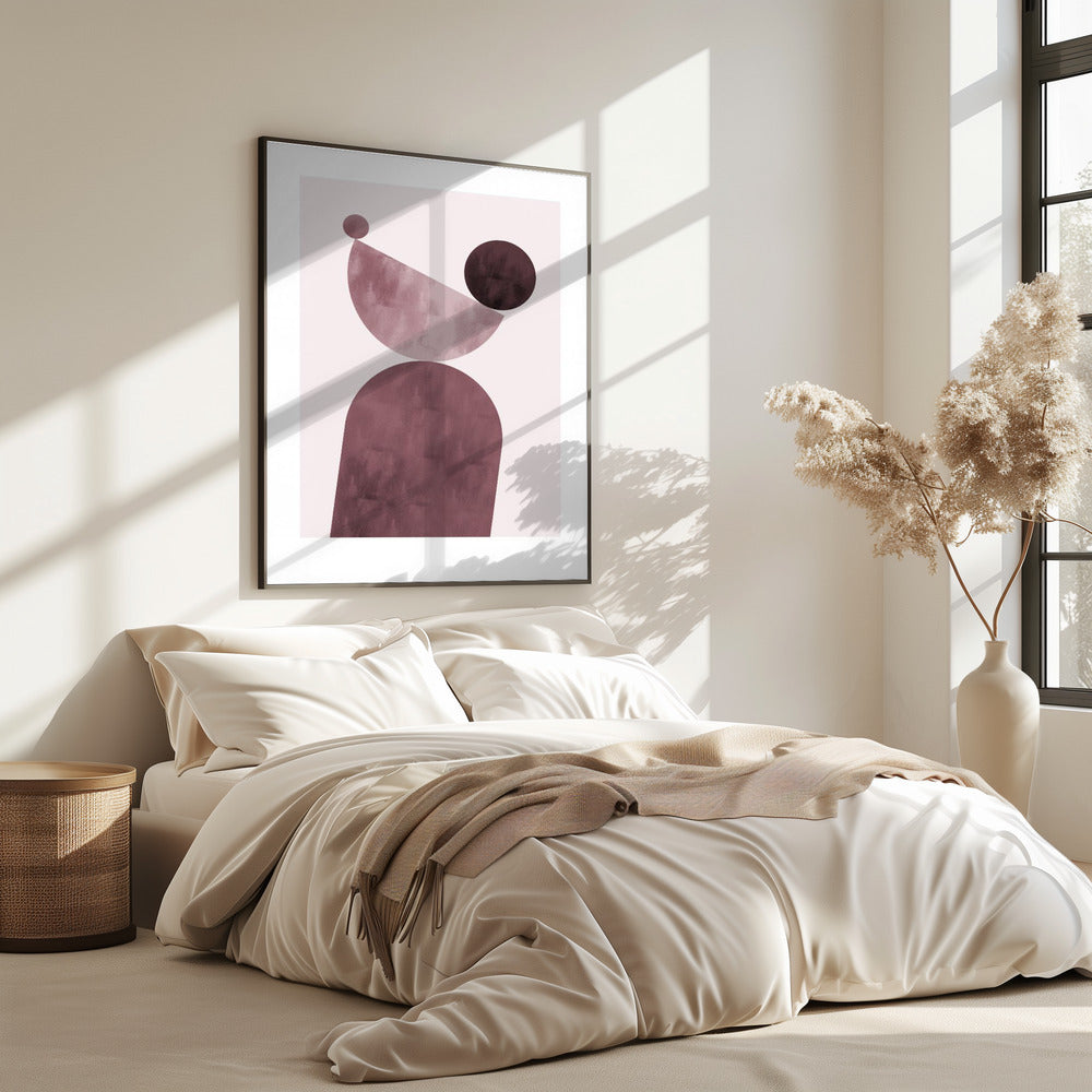 Geometrical Shapes Purple | Poster