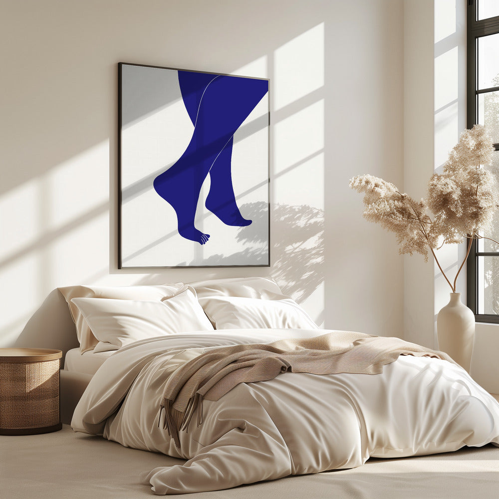 Tip Toe Blue | Poster