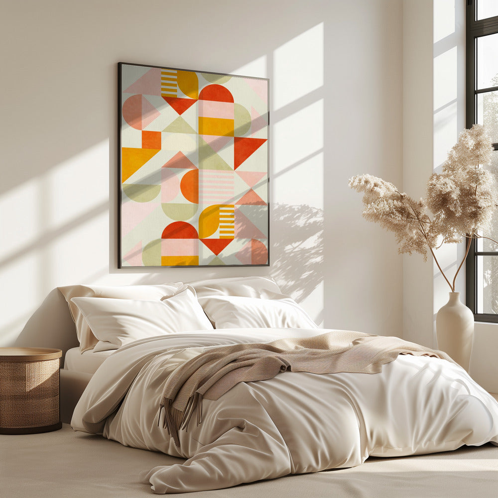 Bauhaus Fun Pastel | Poster