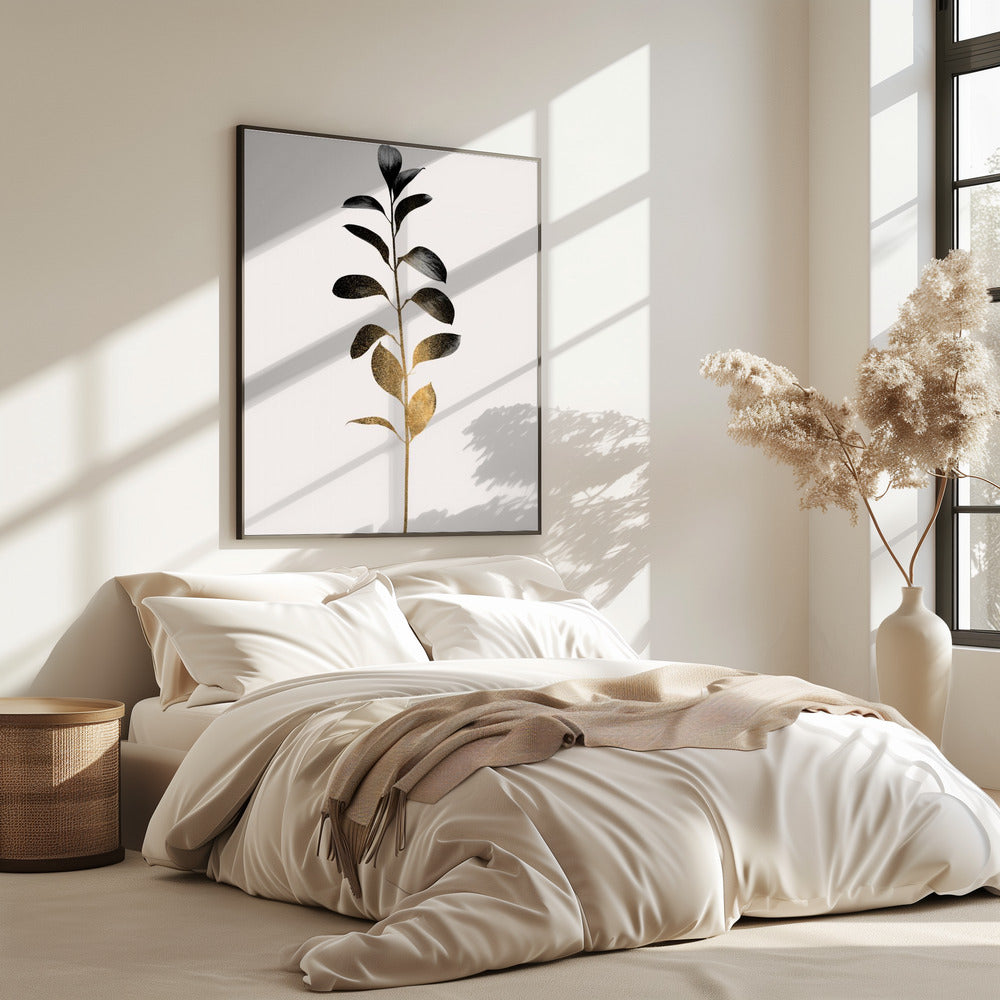 Monochromatica No.9 Dark Gold | Poster