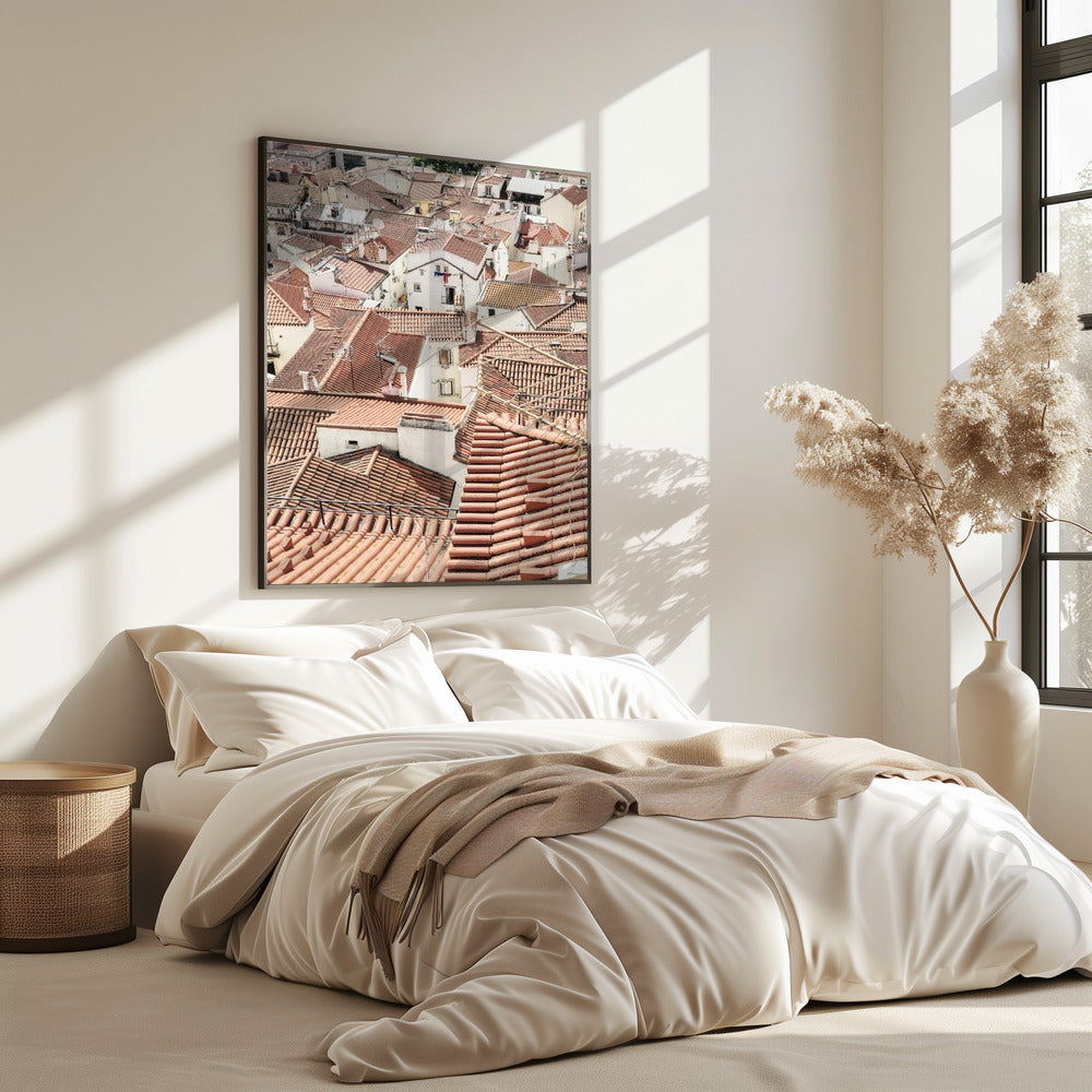 Red Tiled Rooftops | Poster