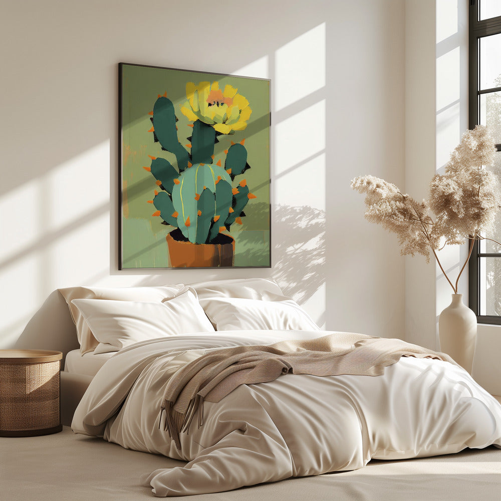Blooming Cactus | Poster