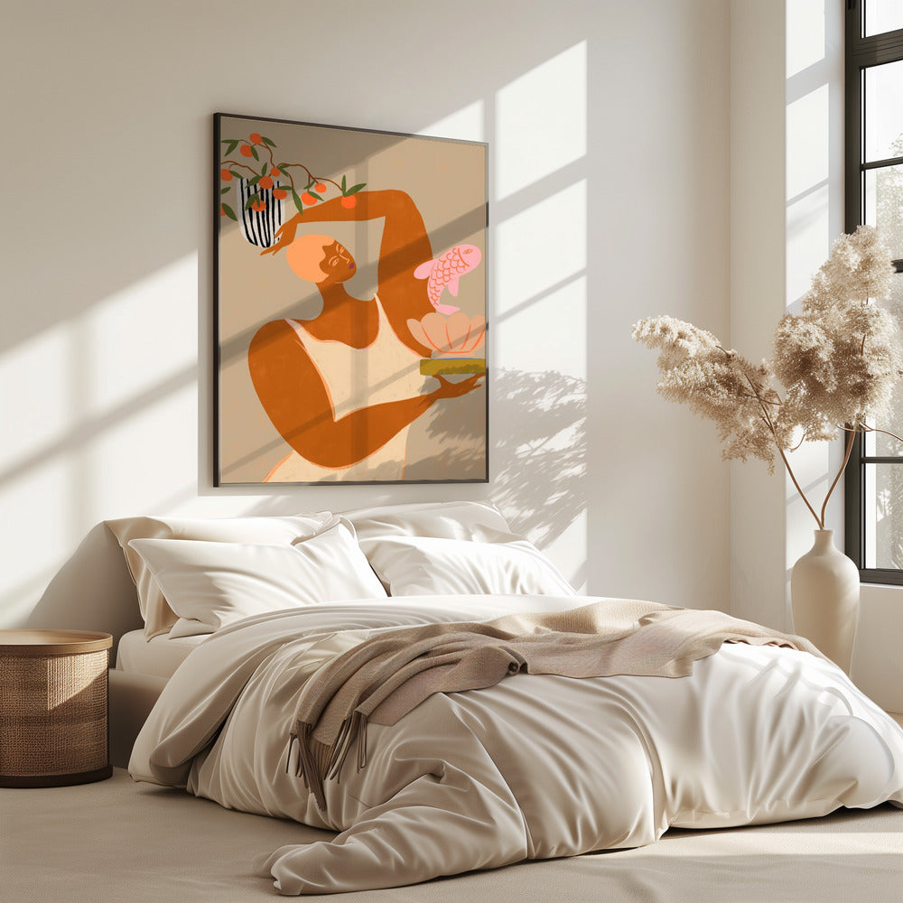 Fish And Oranges | Poster