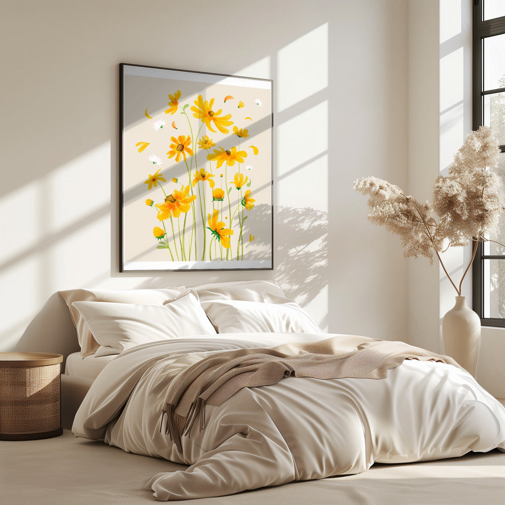 Golden Blossoms | Poster