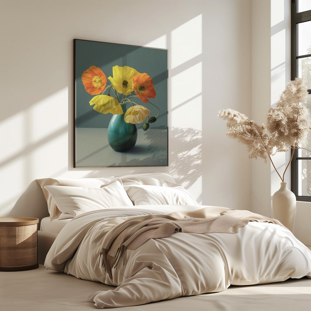 Icelandic Poppy Still Life | Poster