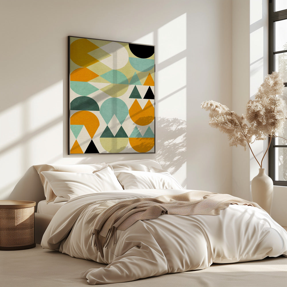 Rainbow Plus Shapes5 | Poster
