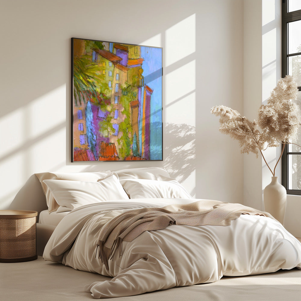 Sunlit Balconies | Poster