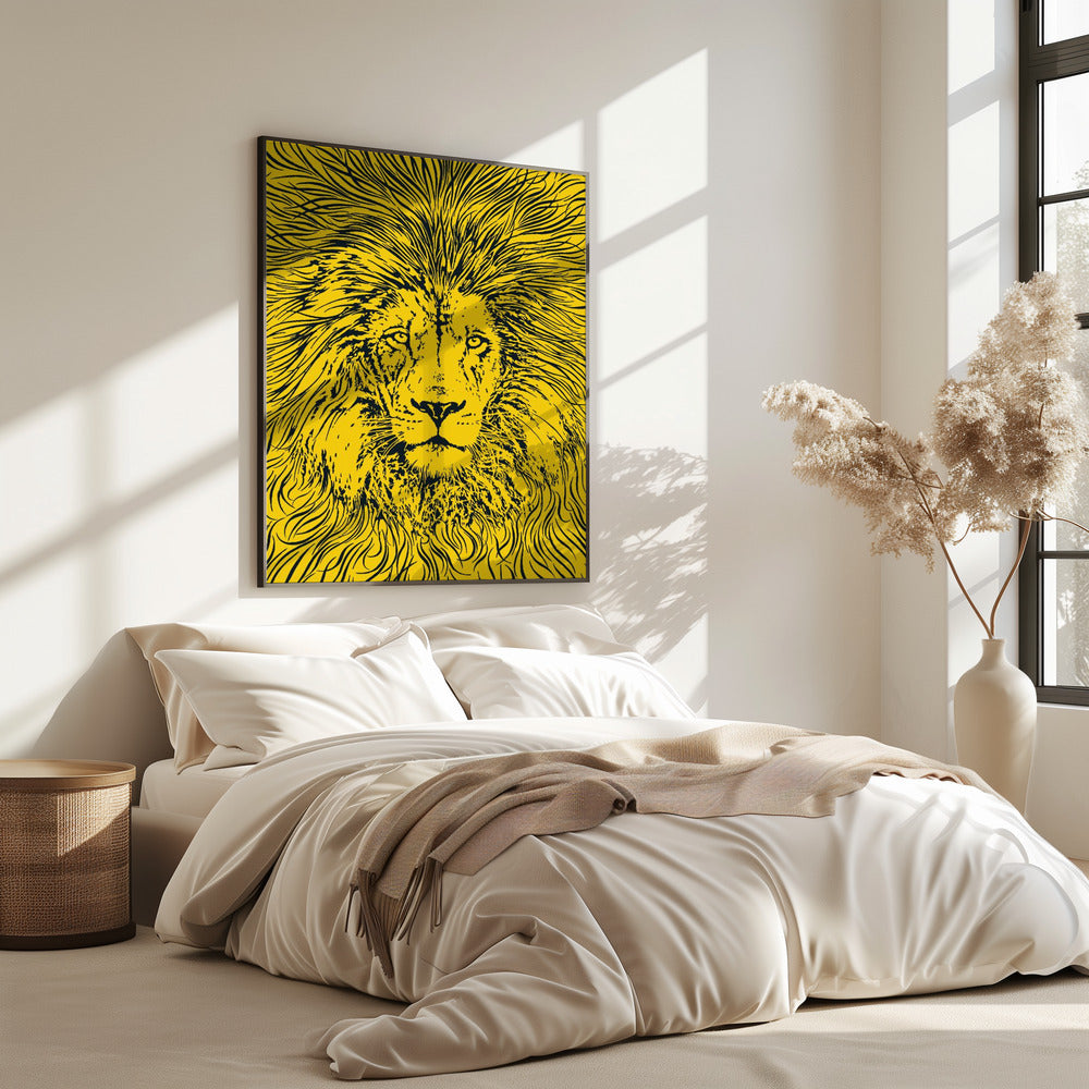Lion Portrait – King of the Beasts | Poster