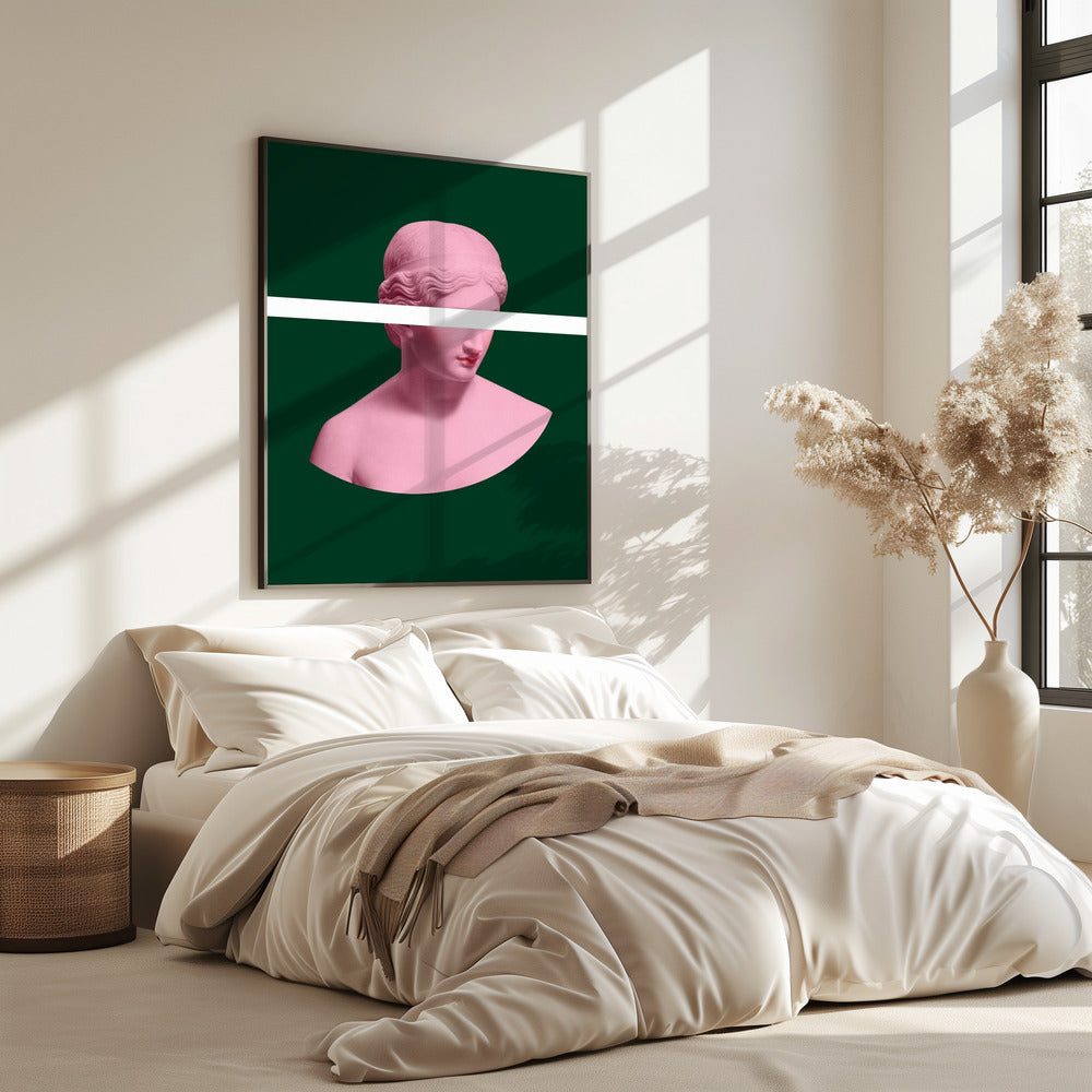 Pink and Green Artemis | Poster
