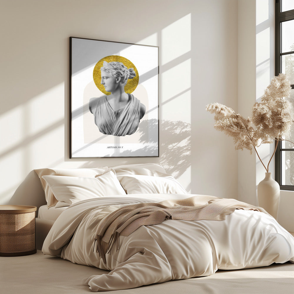 Gold Artemis Goddess | Poster