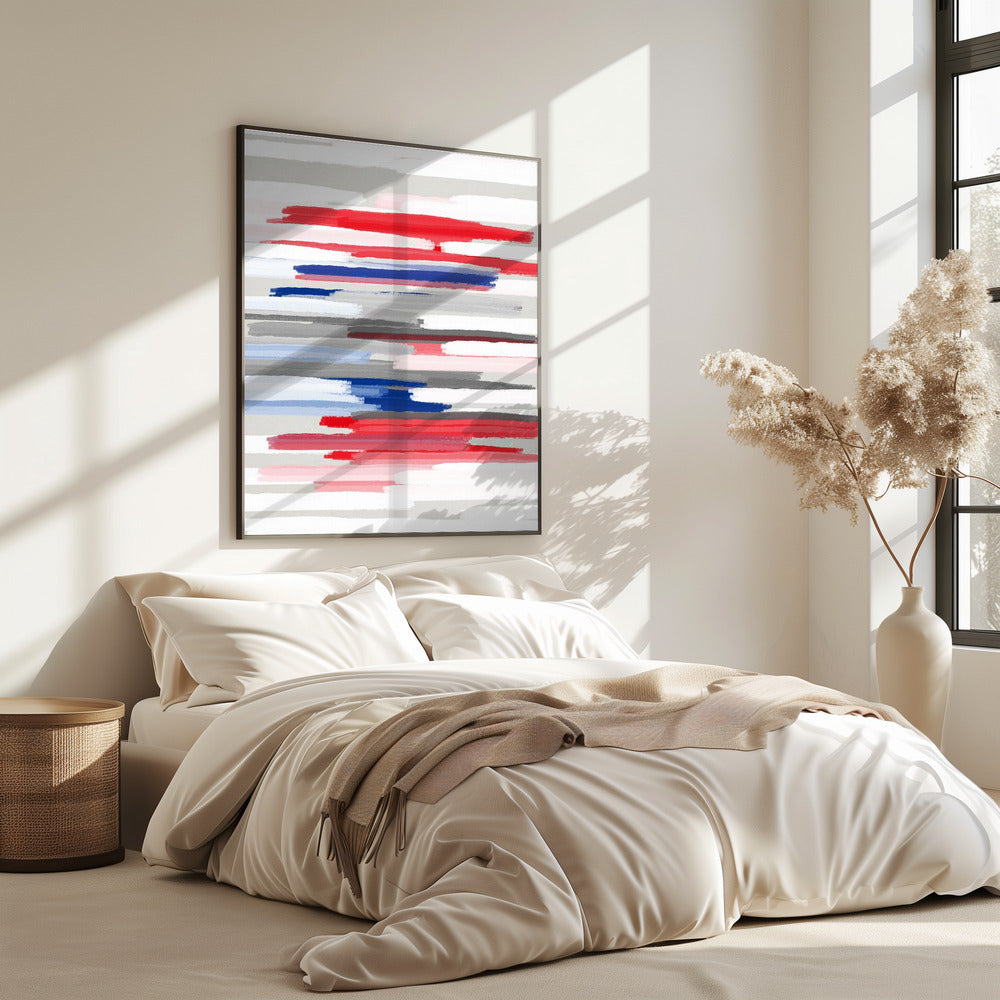 BILLS RED WHITE AND BLUES | Poster