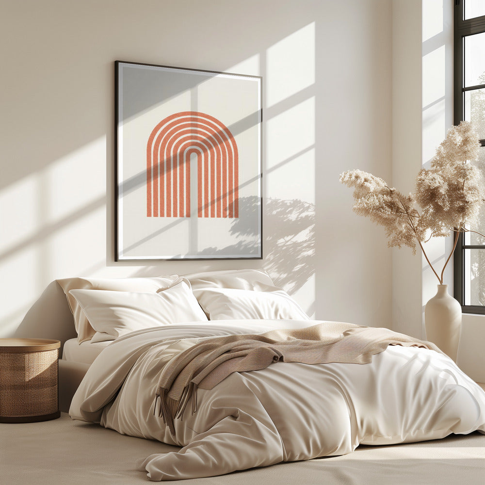 Retro Arch Lines | Poster