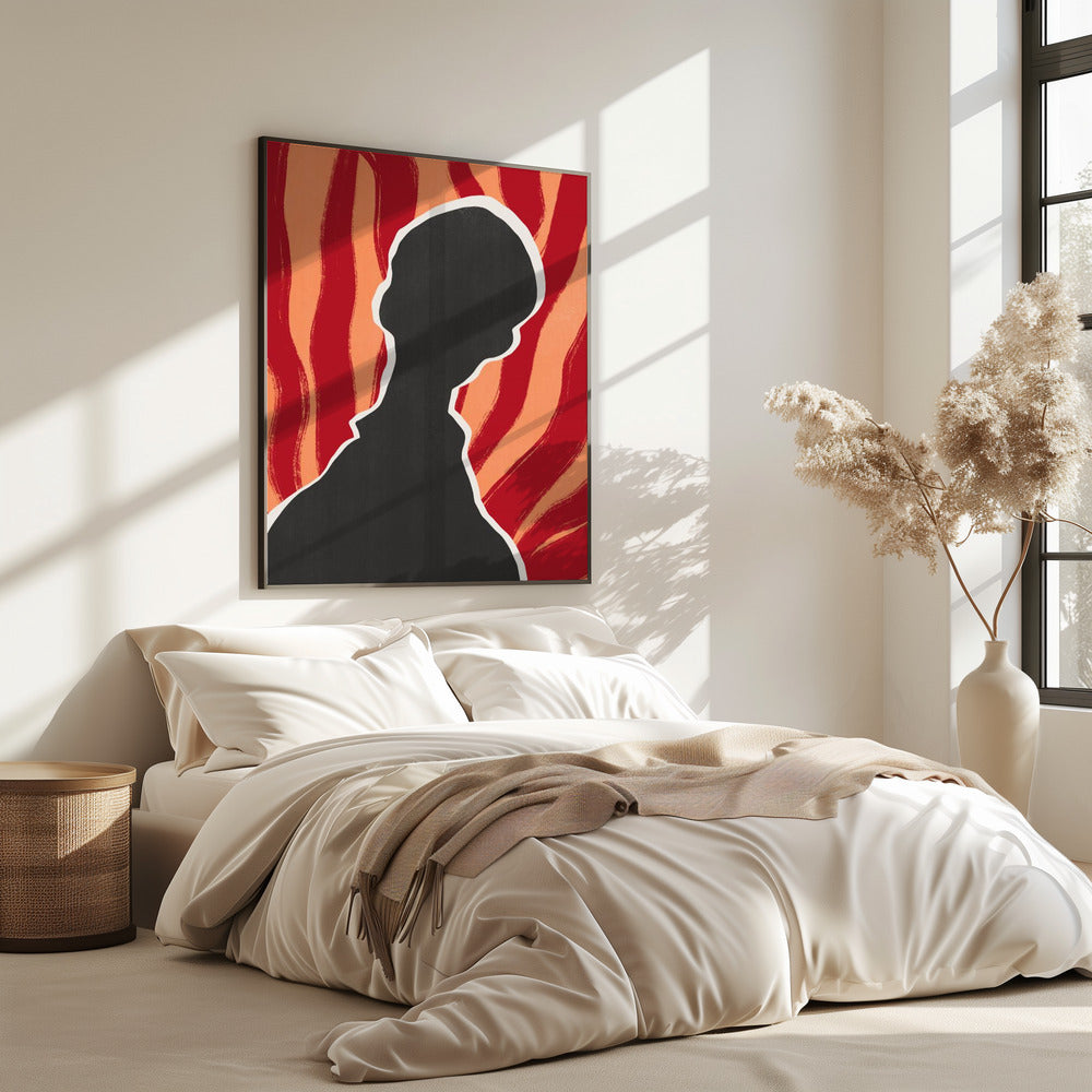 Anonymous Portrait In Heat | Poster