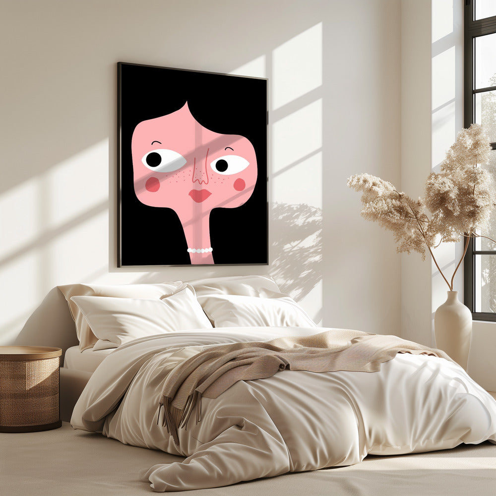 Quirky Pink Face | Poster