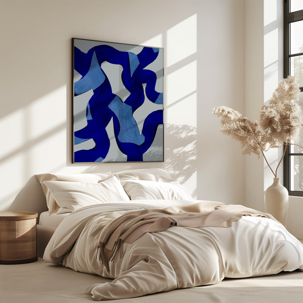 Abstract Brush Strokes 65X | Poster