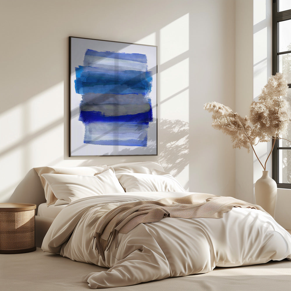Abstract Brush Strokes 45Y | Poster