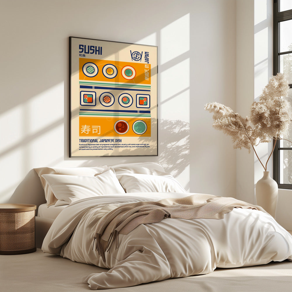 Sushi Japanese Food Print | Poster