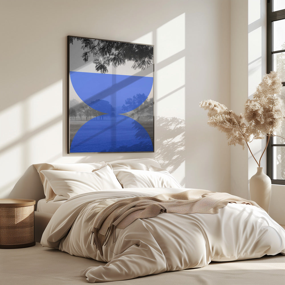 Misty Blue Horizon | Poster