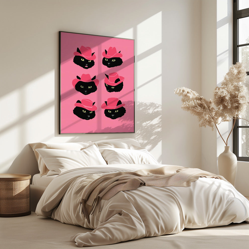 Marcy the Cowgirl Cat | Poster