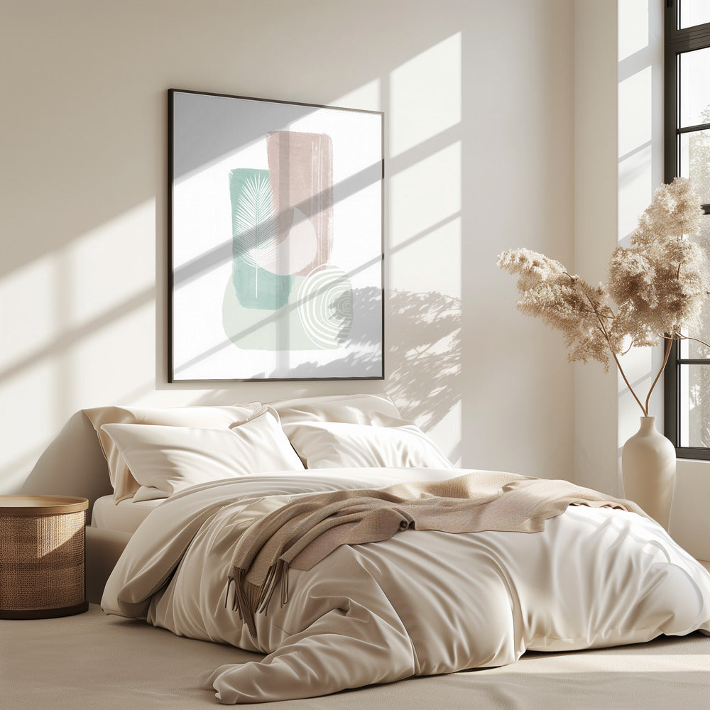Shapes in Pastel | Poster