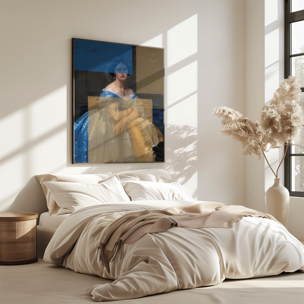 Baroque Portrait Contemporary Collage | Poster