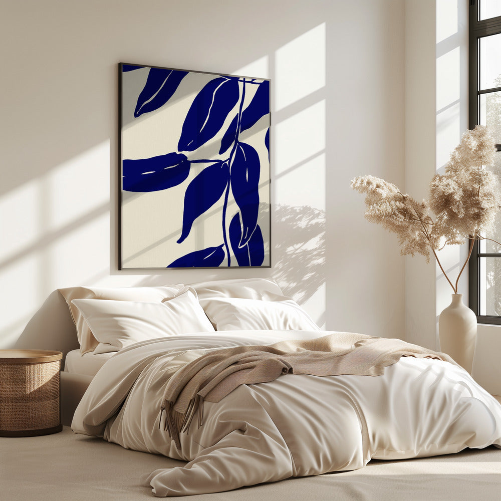 Indigo Leaves Dance | Poster
