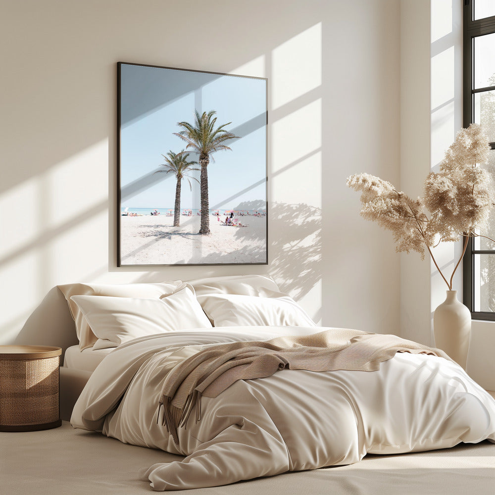 Palm tree at the beach | Poster