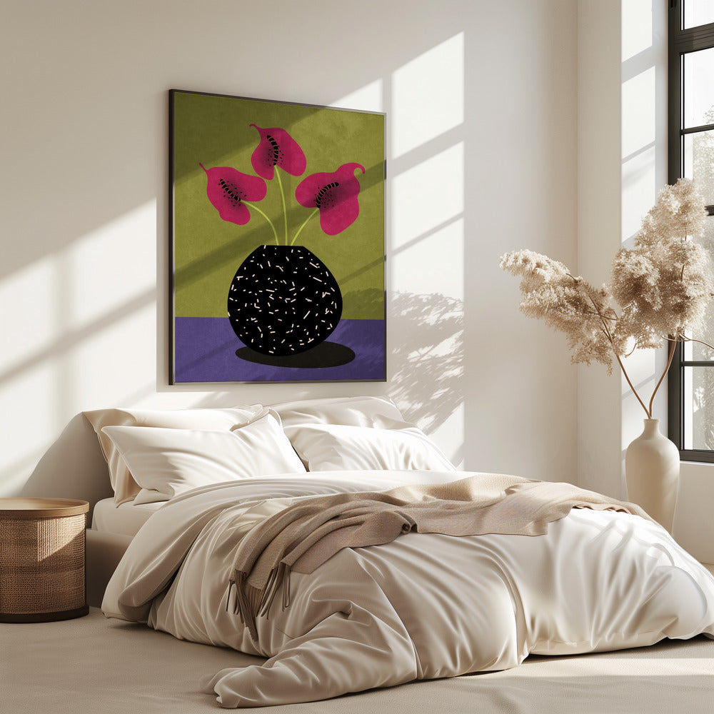Nice flowers in vase | Poster