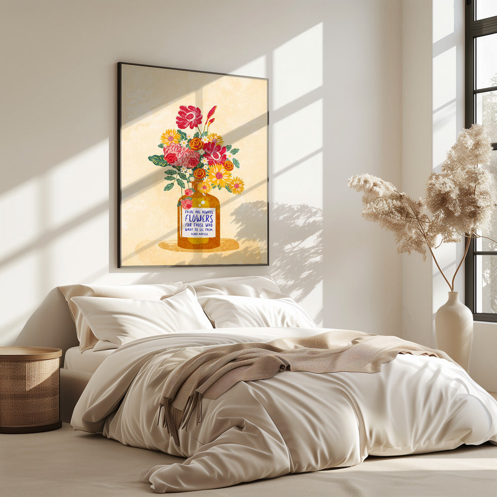Always flowers | Poster