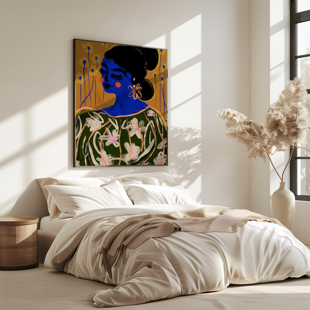 Blue Blossom Muse | Poster