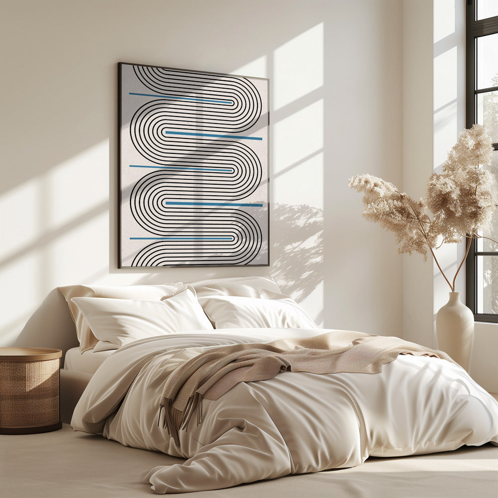 Curved Lines Harmony | Poster