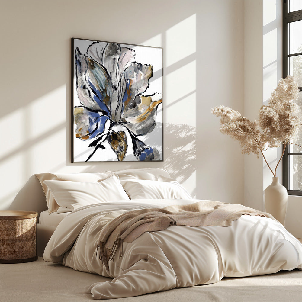 Le Jardin Botanique Blue Flower | Poster