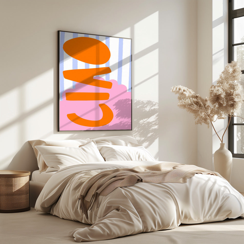 Floating Shapes Parade | Poster