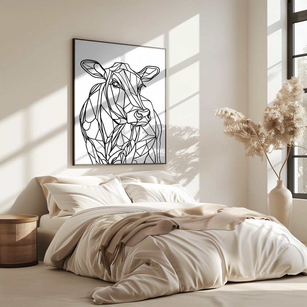 Line Cow | Poster