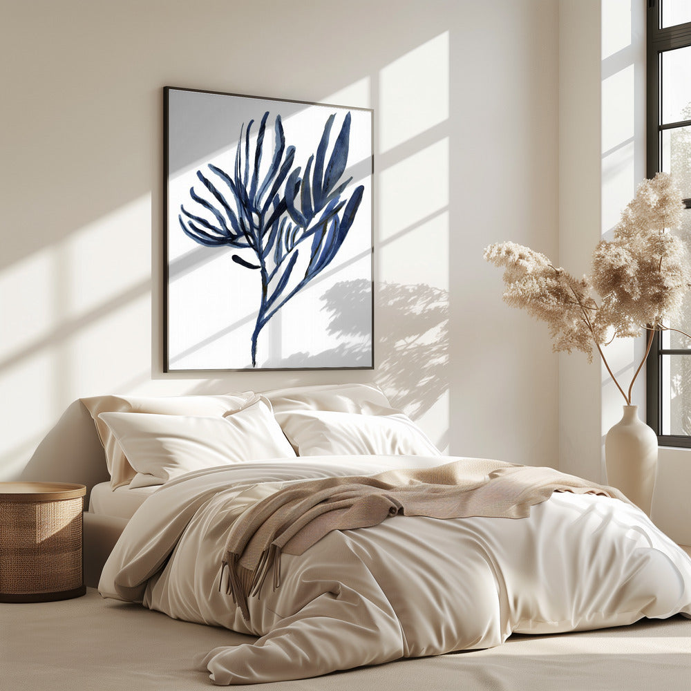 Blue Aquatic Plant Poster 2 | Poster