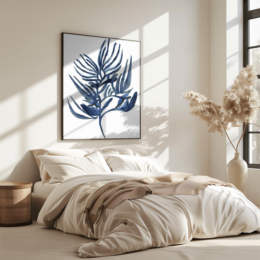 Blue Aquatic Plant Poster 1 | Poster