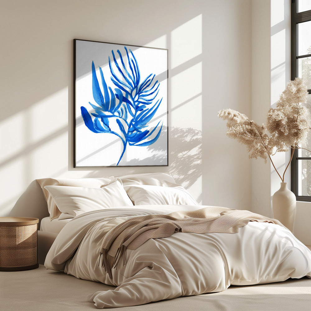 Blue Aquatic Plant Poster 6 | Poster