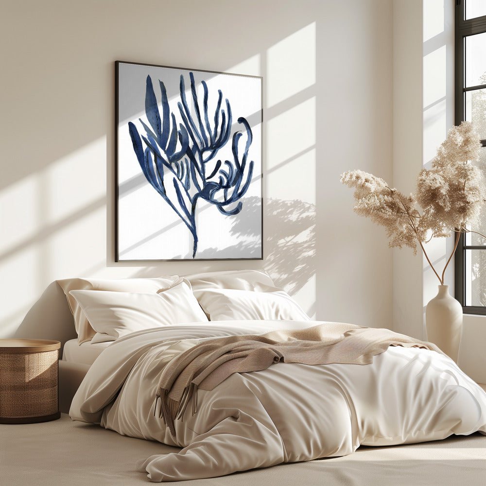 Blue Aquatic Plant Poster 3 | Poster