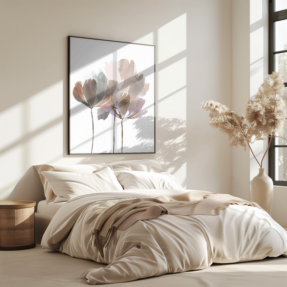 Blush Pink Flowers | Poster