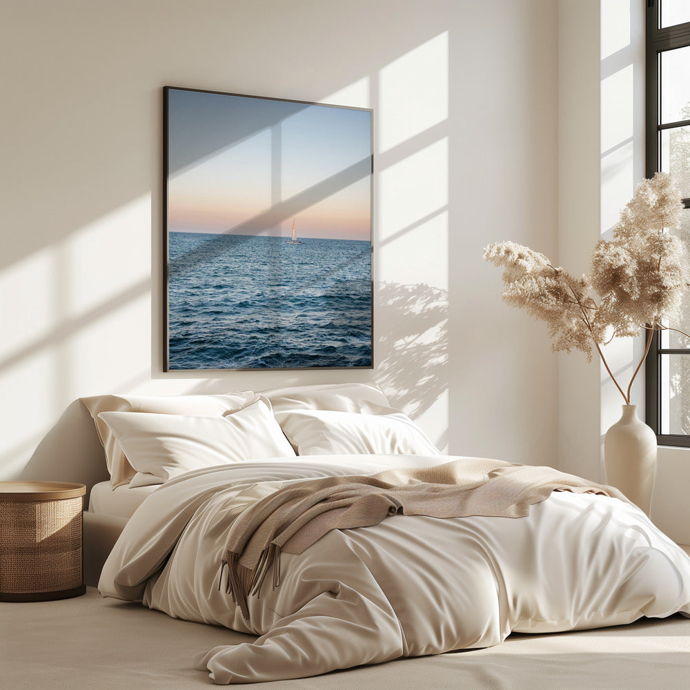 Amalfi Sunset Coast Sailing | Italy Travel Photography | Poster