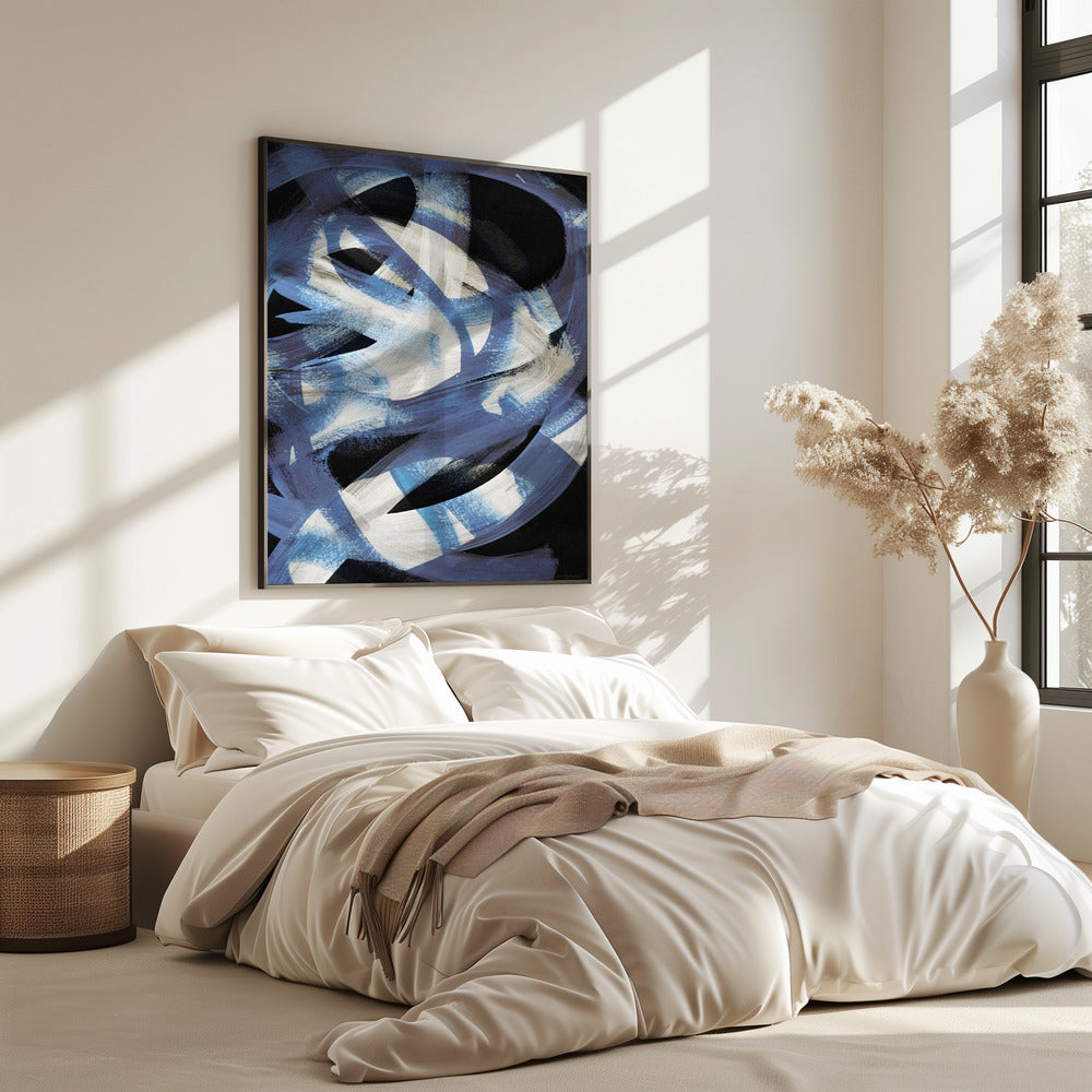 Abstract Brush Strokes 128 | Poster