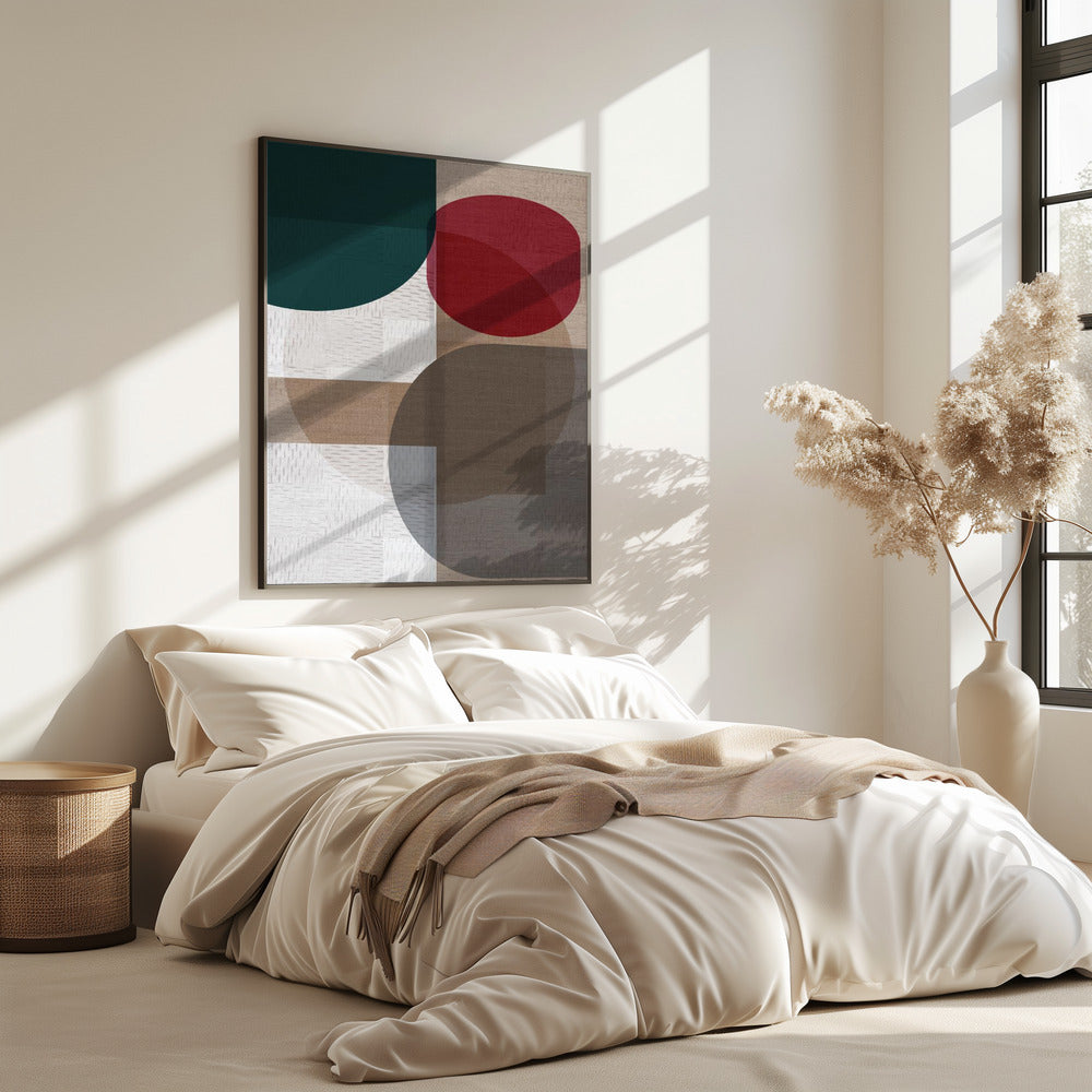 Woven Blue Green Red 2 | Poster