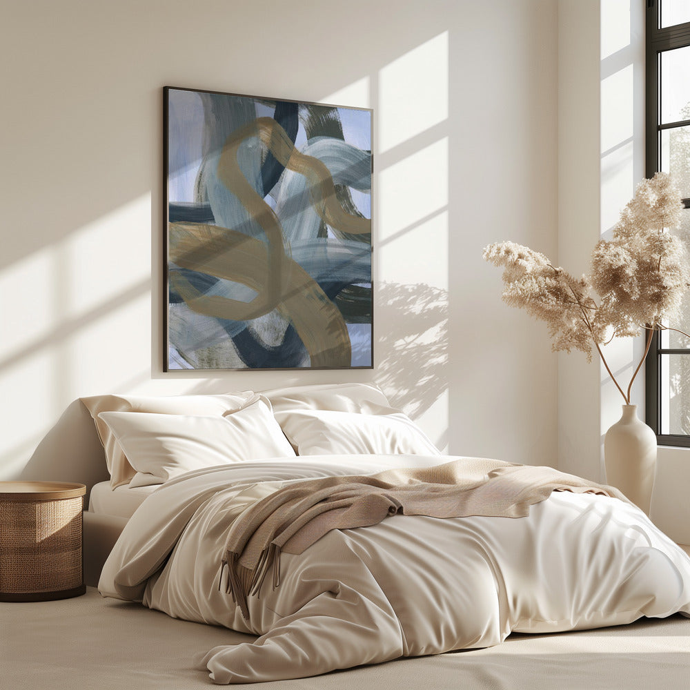 Abstract Brush Strokes 124 | Poster