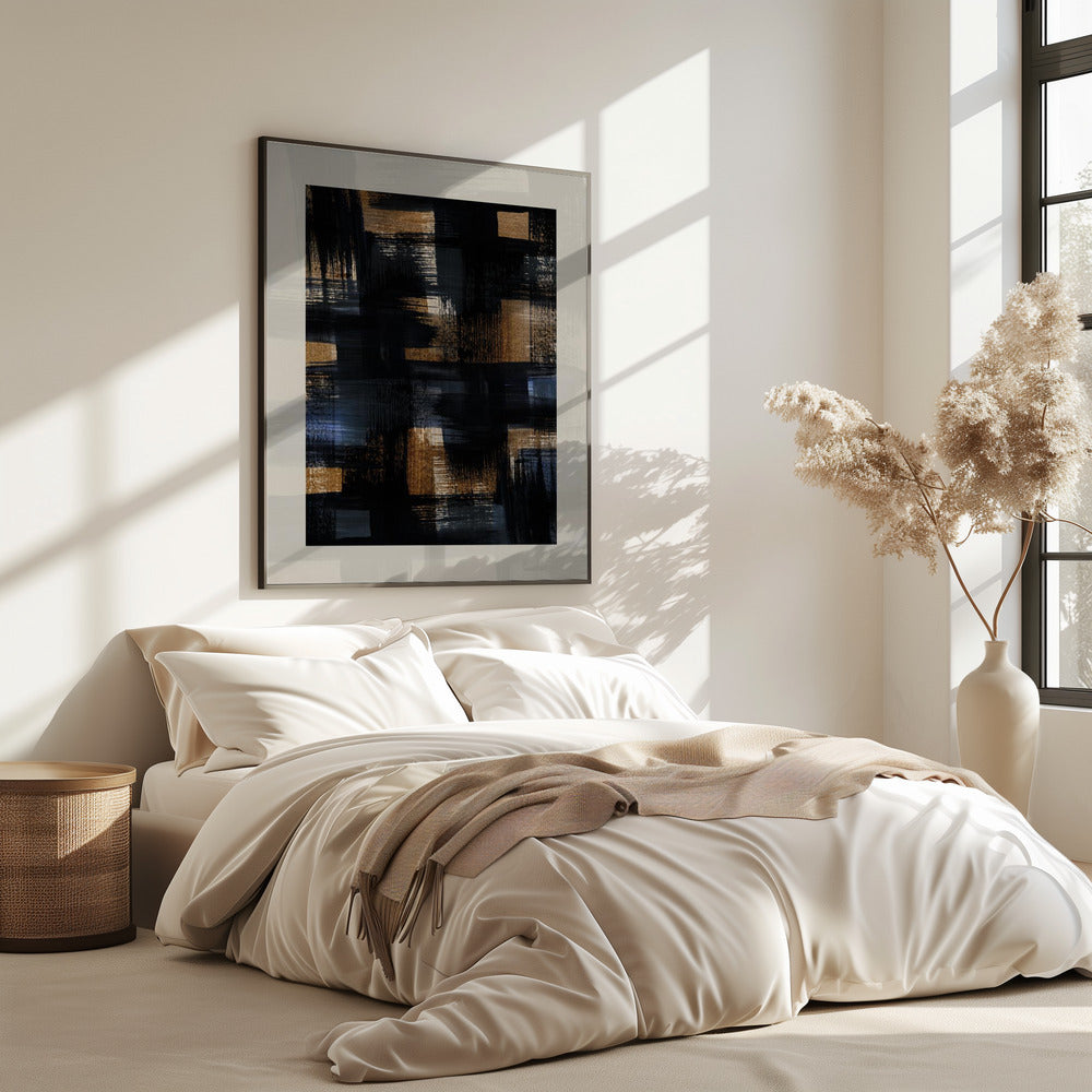 Abstract Brush Strokes 128X | Poster