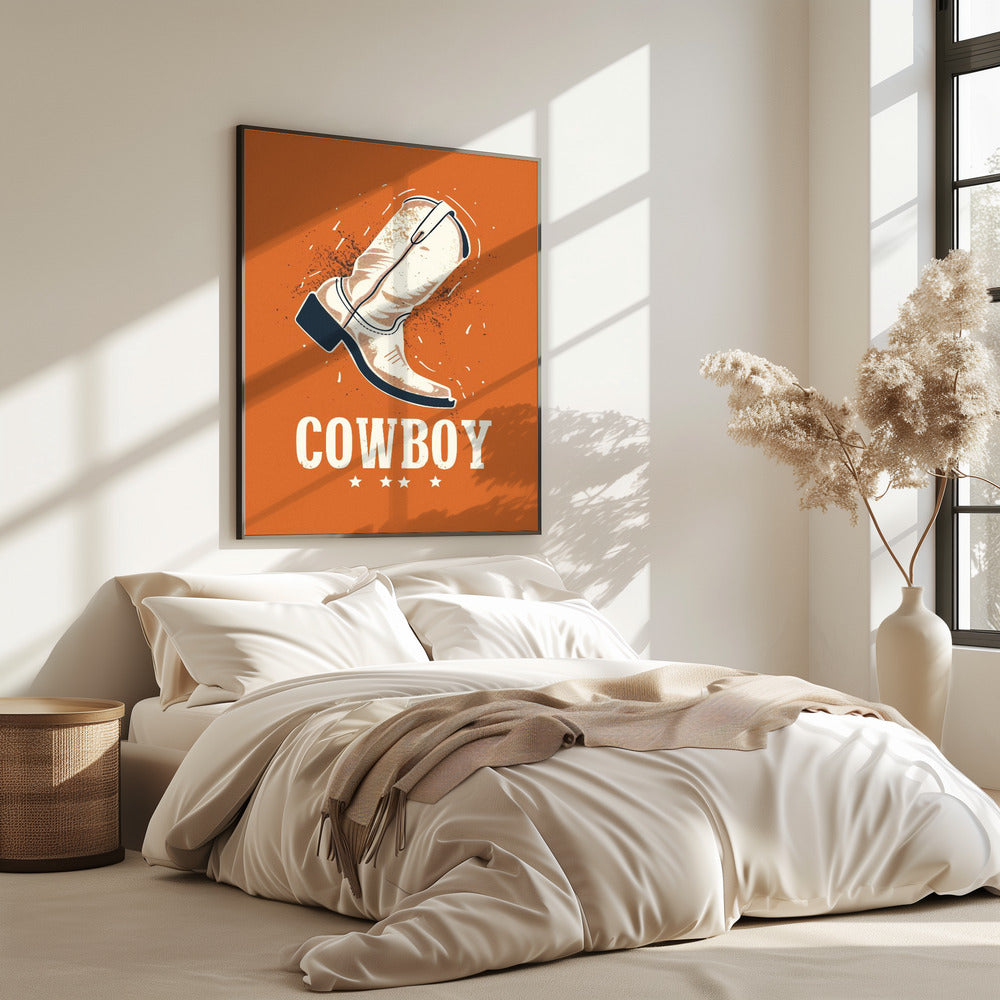 Cowboy Boots Vintage | Poster