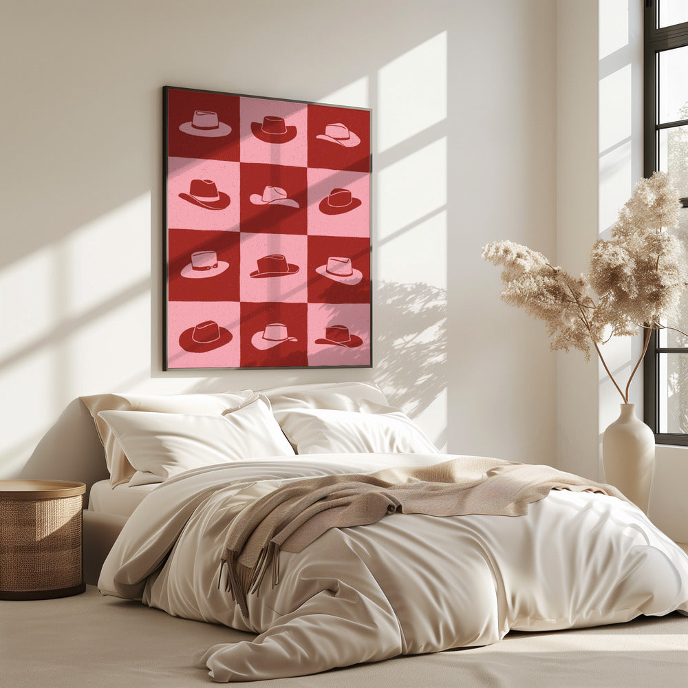 Cowgirl Checkerboard | Poster