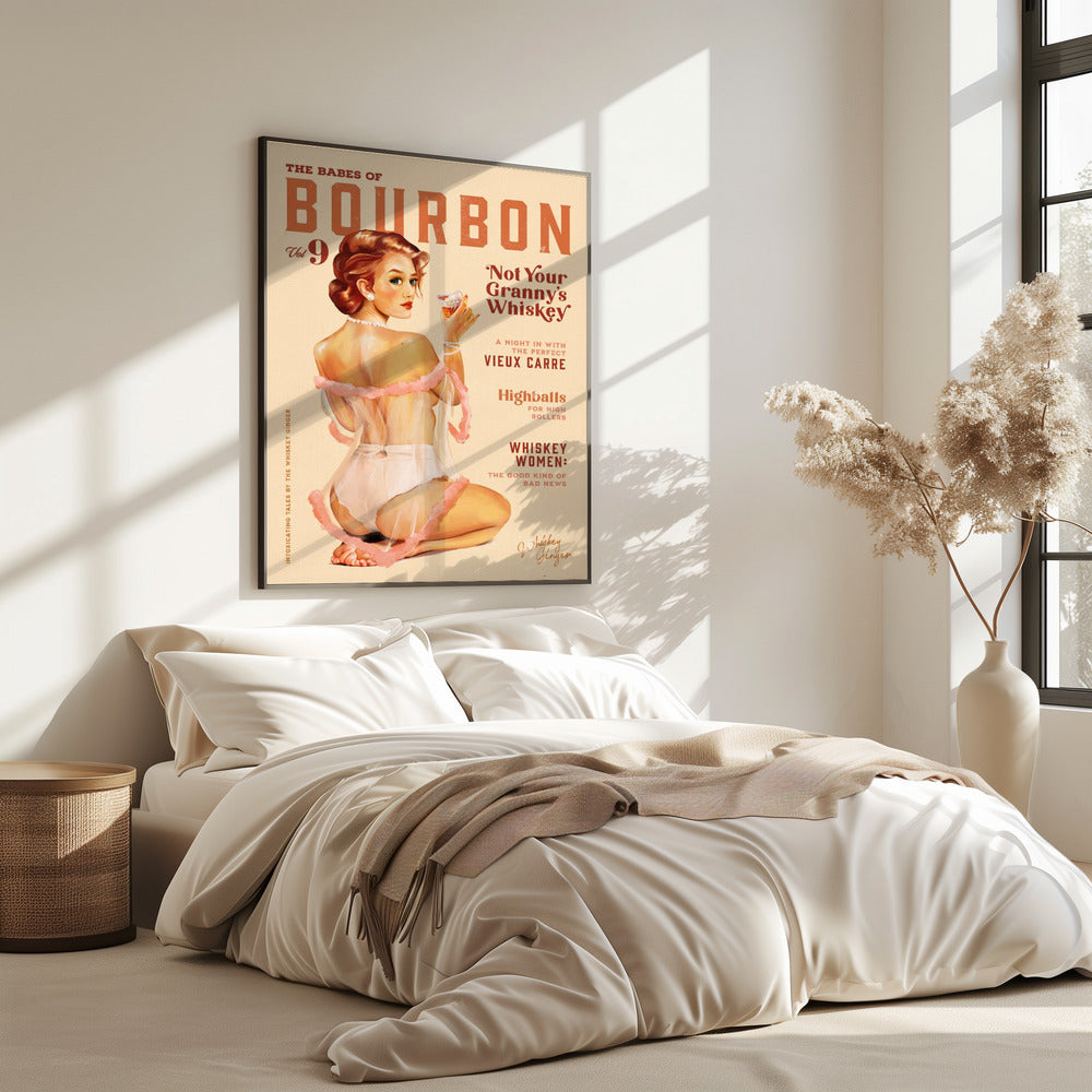 Babes of Bourbon Vol 9 Vintage Whiskey Pinup | Poster
