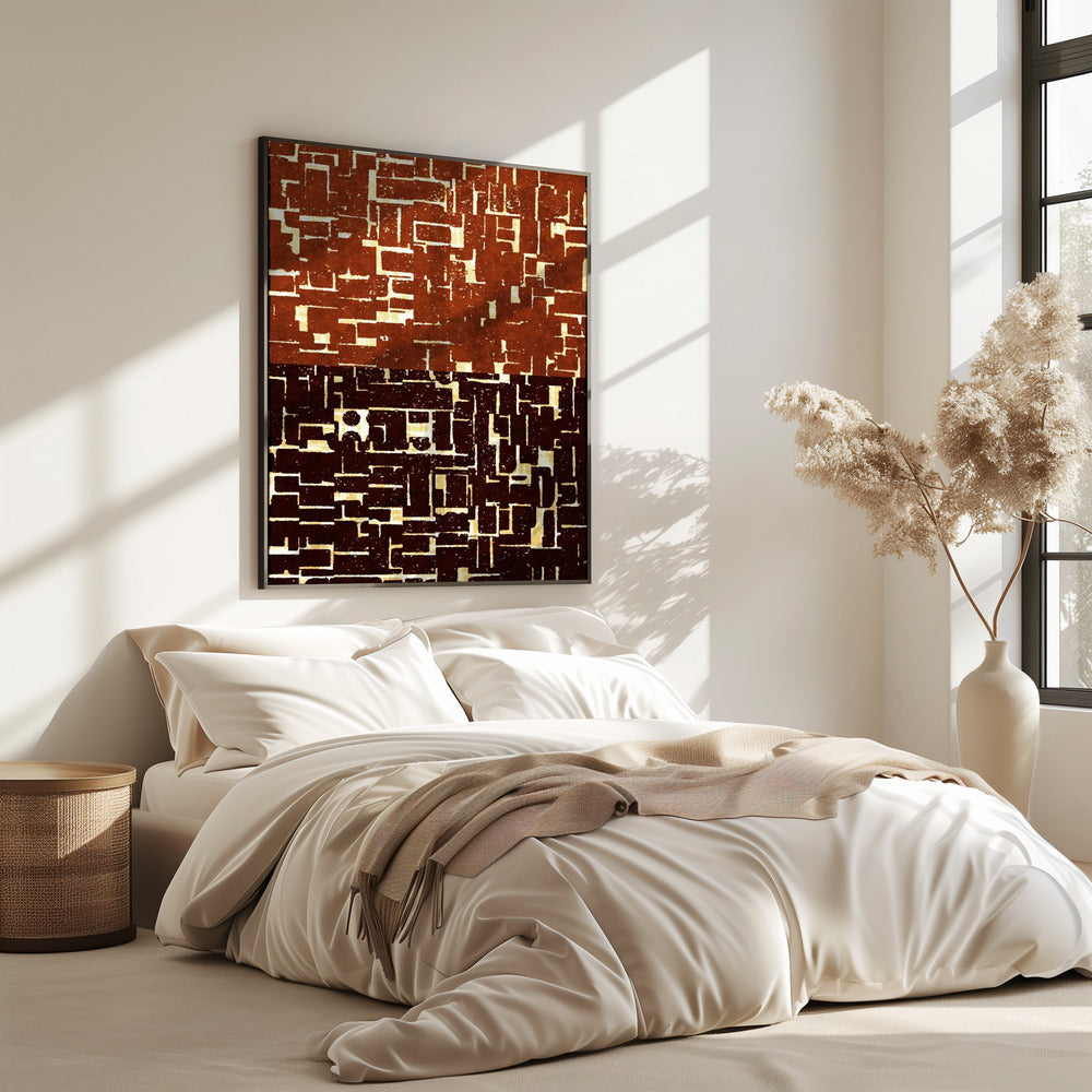 Dual Maze Tapestry | Poster