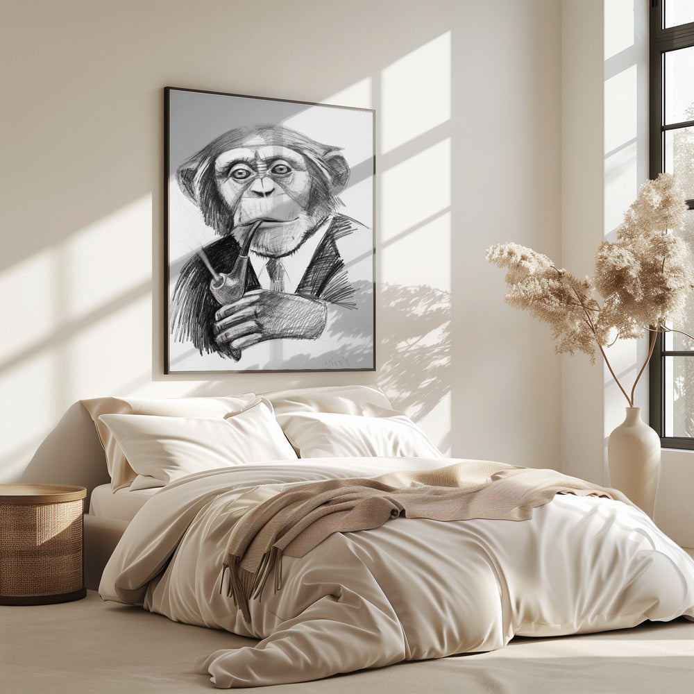 Sophisticated Chimp | Poster