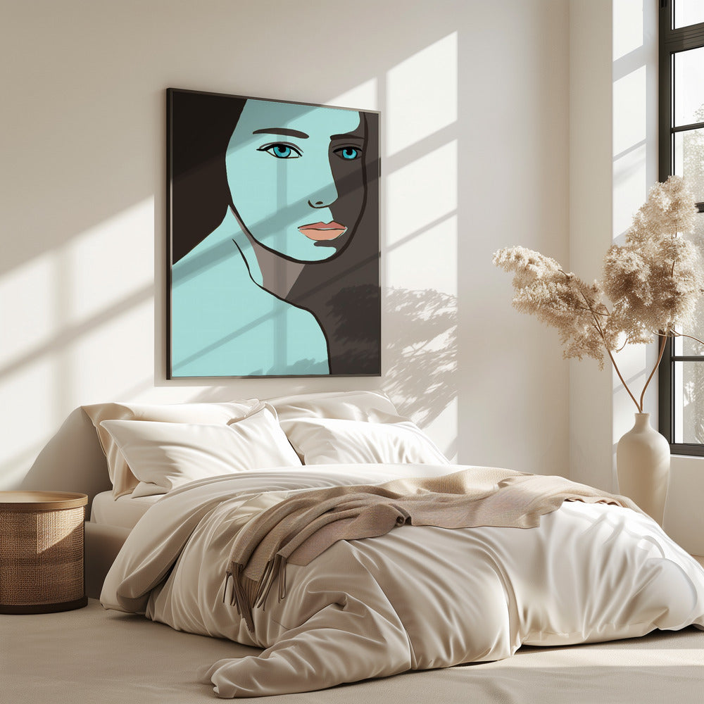 Blue woman | Poster